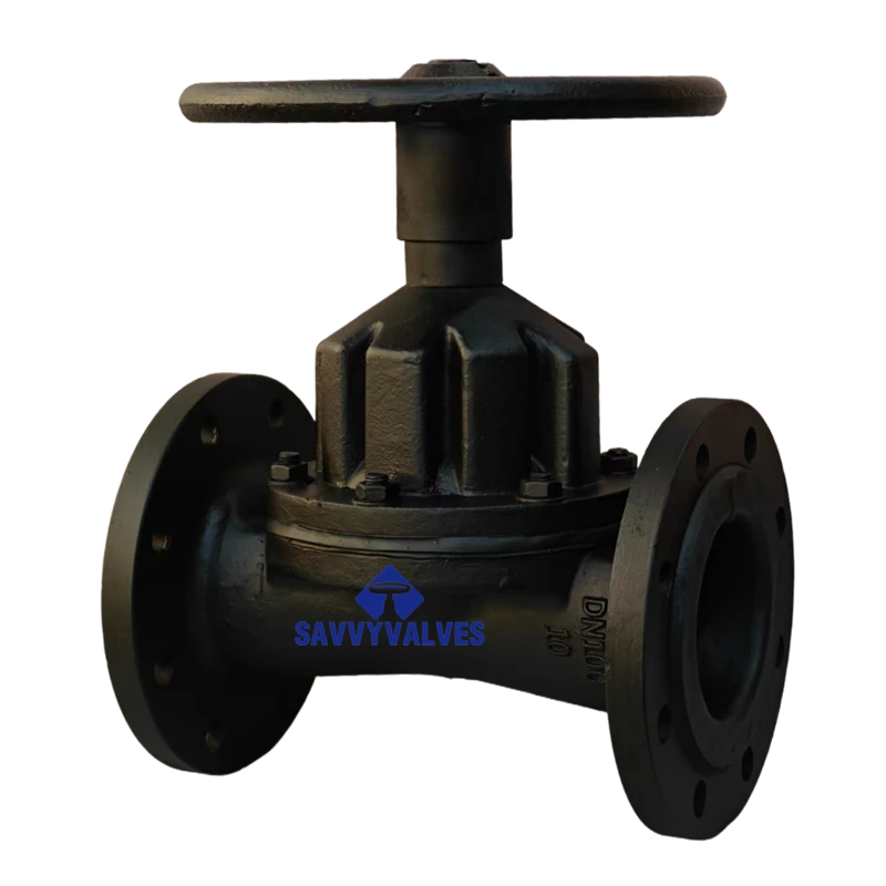 4″ 150LB Hypalon Fully Lined Diaphragm Valve