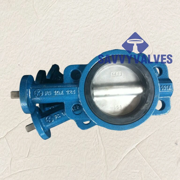 Replaceable Cartridge Seat Wafer Butterfly Valve