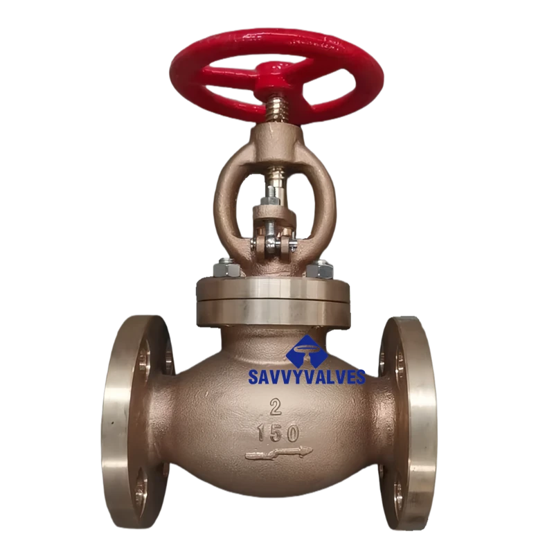 ASTM B62 C83600 Flanged Globe Valve
