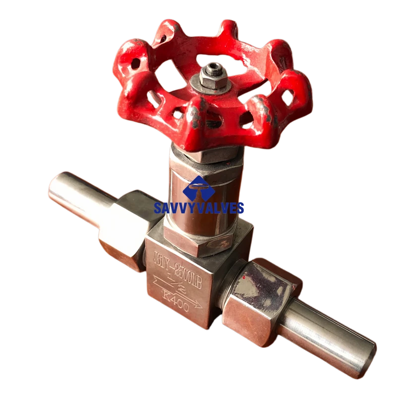 Monel Needle Globe Valve Ferrule End