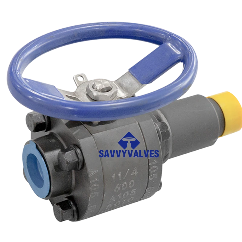 1-1/4″-600LB-SW 3-Piece Ball Valve