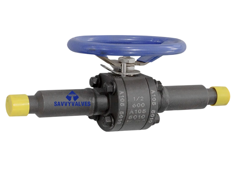 1/2″-600LB-SW 3 Piece Floating Ball Valve