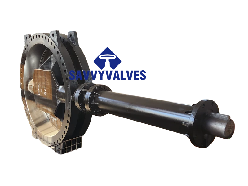 Burried Coal Tar Coated U section High Performance Butterfly Valve 60″