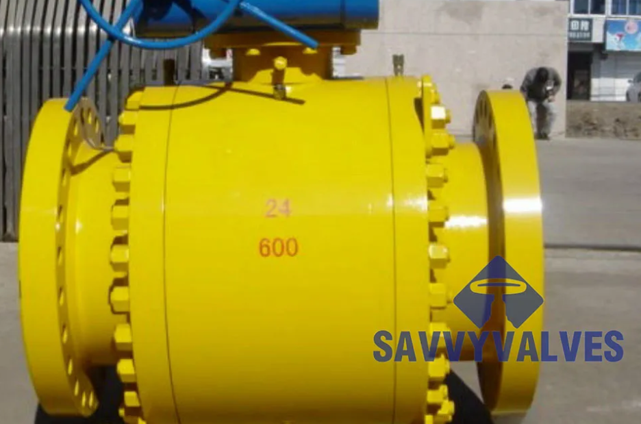 Ball valve flange face surface finish