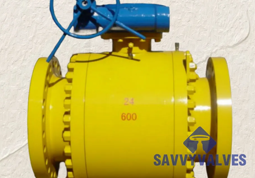 Ball valve flange face surface finish