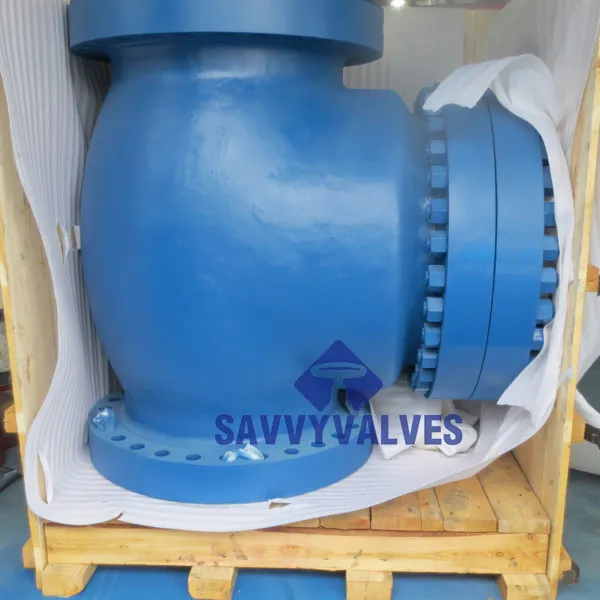 Safety Precautions During Vertical Swing Check Valve Installation