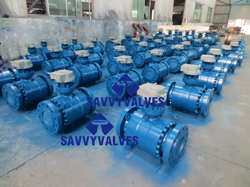 16″-600LB 3-Piece Trunnion Mounted Ball Valves
