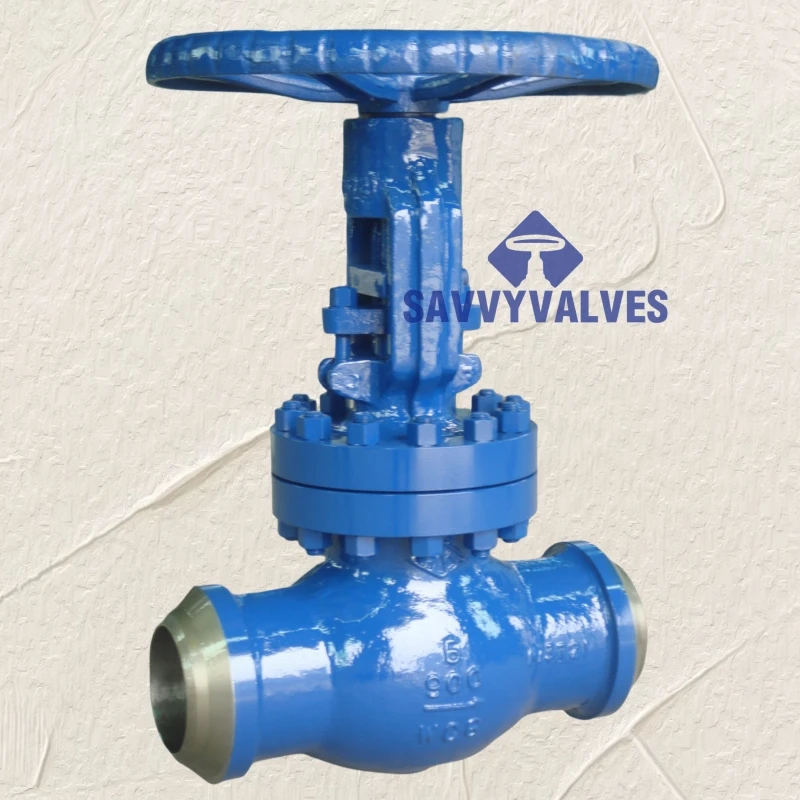 High pressure globe valve