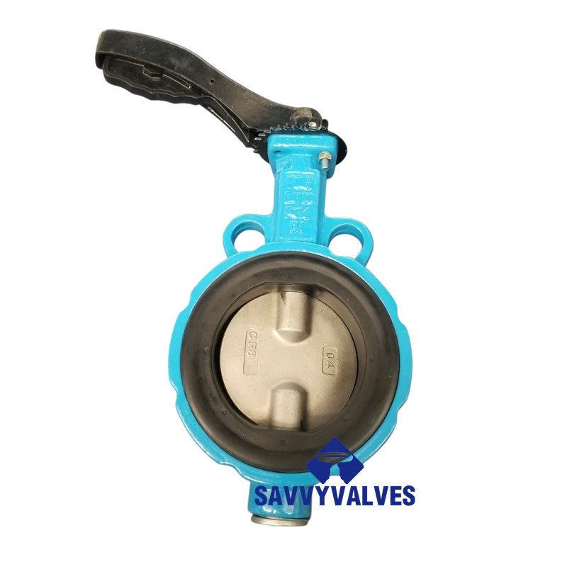 Loose Liner Wafer-Type Butterfly Valve c/w Lever