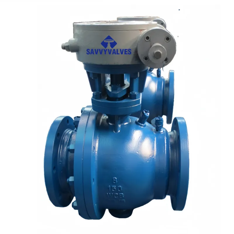 8" 150LB Trunnion Mounted Ball Valve - API 6D, High Performance Shut-off