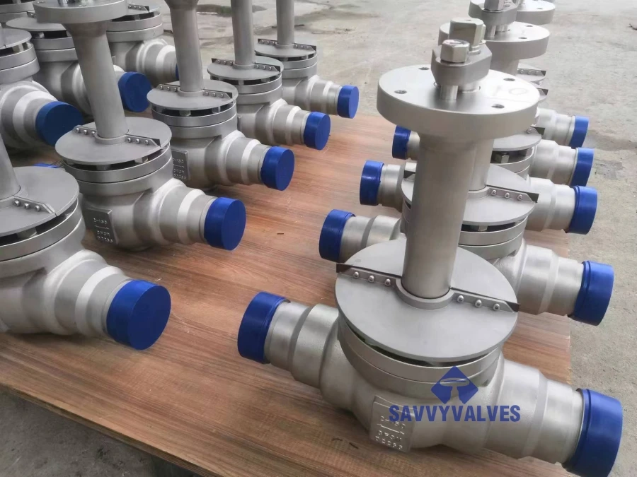 CNG LNG LPG Top entry cryogenic trunnion ball valve