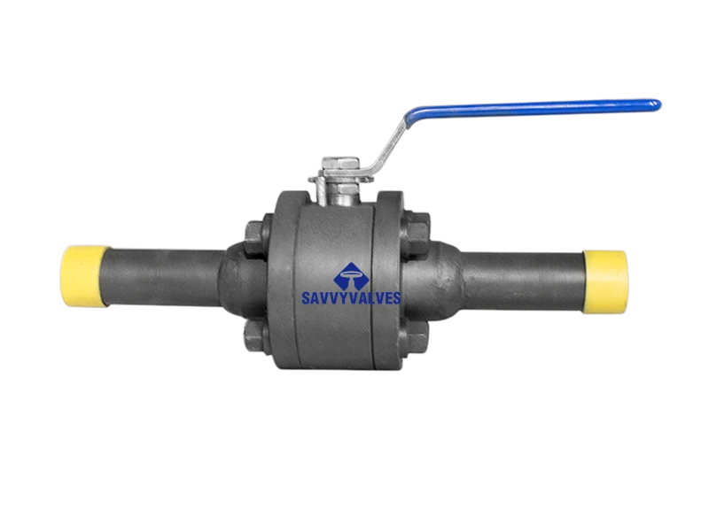 1″-800LB-Nipples 3-Piece Floating Ball Valve