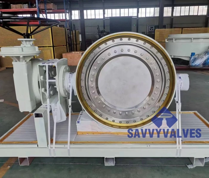 SAVVY Fabricated triple offset butterfly valve for thermal duty