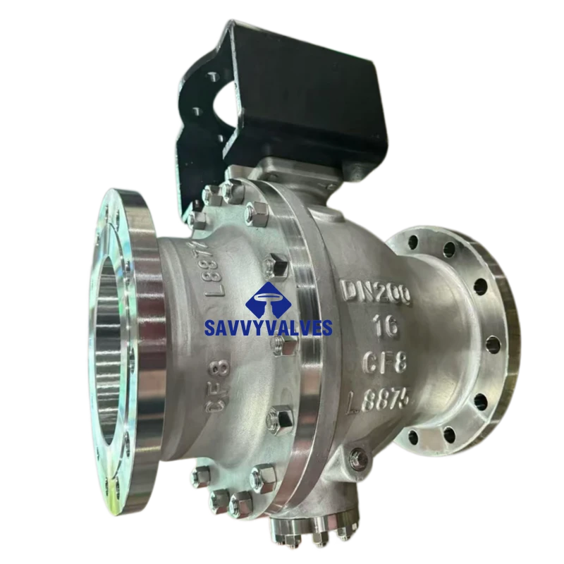 V-Port Control Ball Valve Ready For Actuator