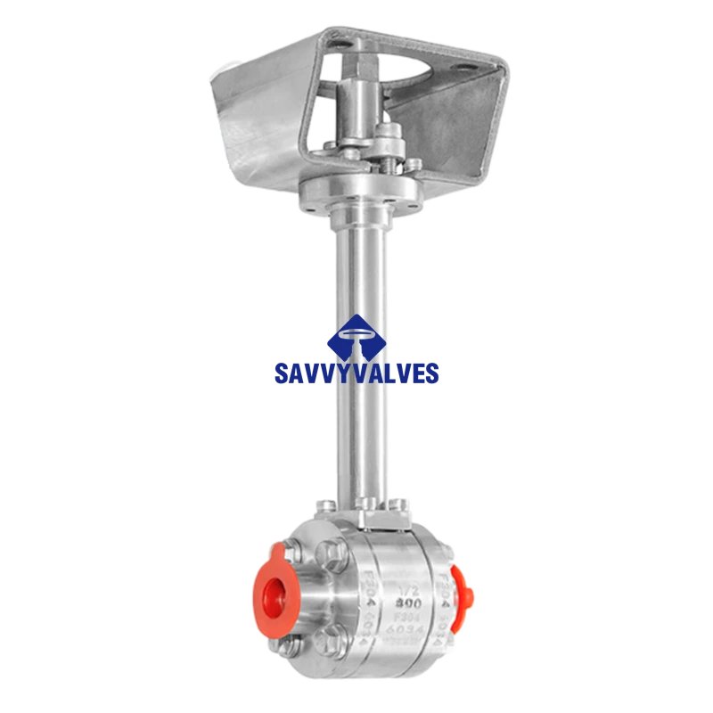1/2″-800LB Cryogenic Floating Ball Valve Ready For Actuators