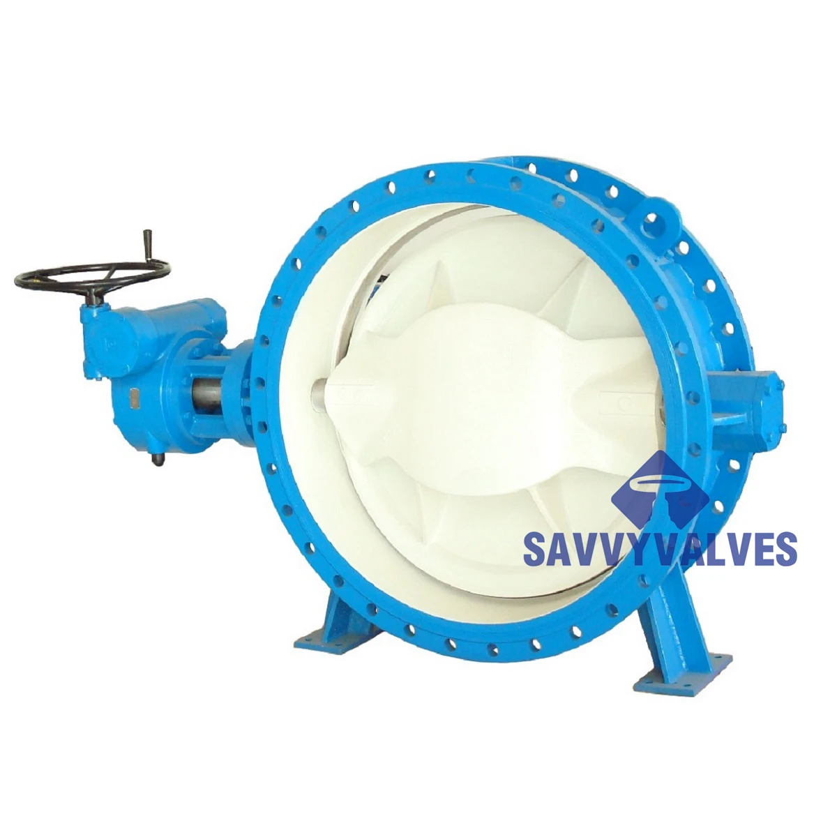Nylon Sprayed Double Offset Butterfly Valve