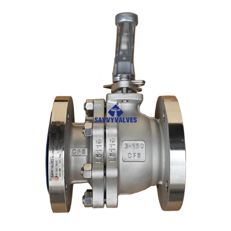 3″-150LB-RF Heavy Pattern 304SS Floating Ball Valve