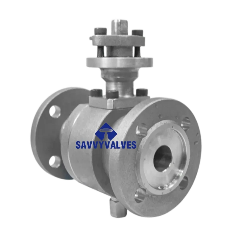 DN50-PN100 2-Piece Metal Seated Ball Valve