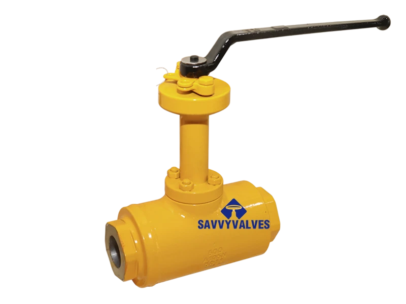 1″-600LB-SW Extended Bonnet Floating Ball Valve
