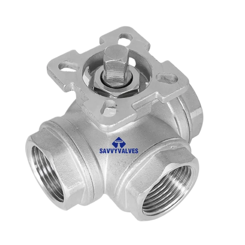 1″-1000WOG 3-Way Floating Ball Valve