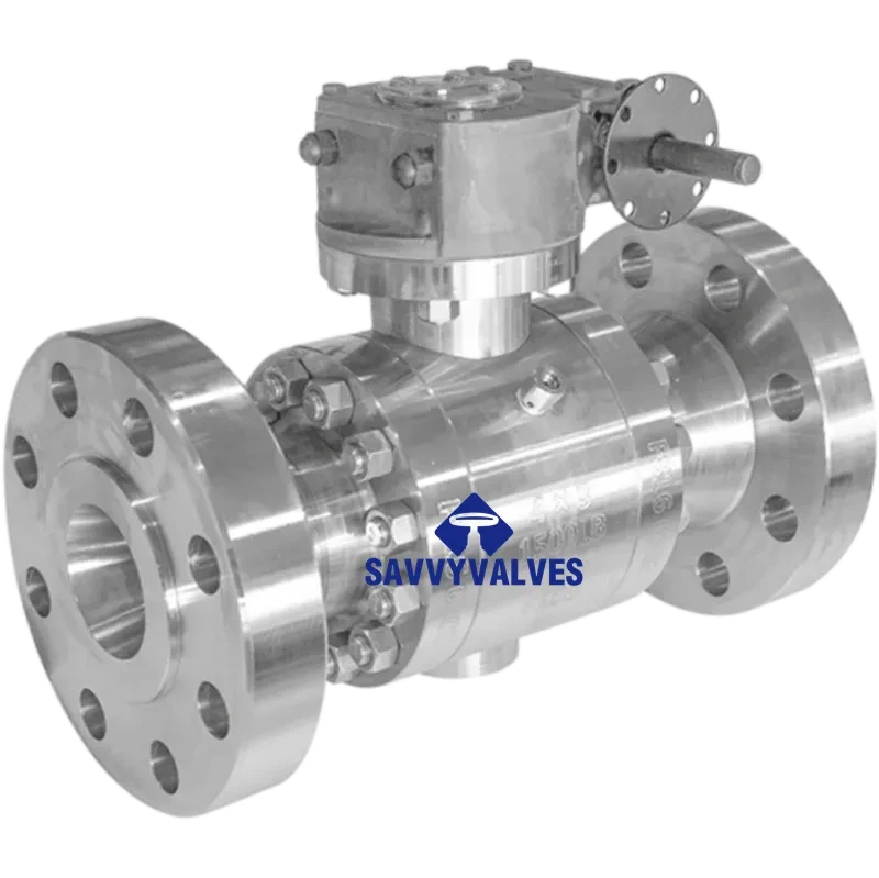 4″*3″-1500LB SS Trunnion Ball Valve