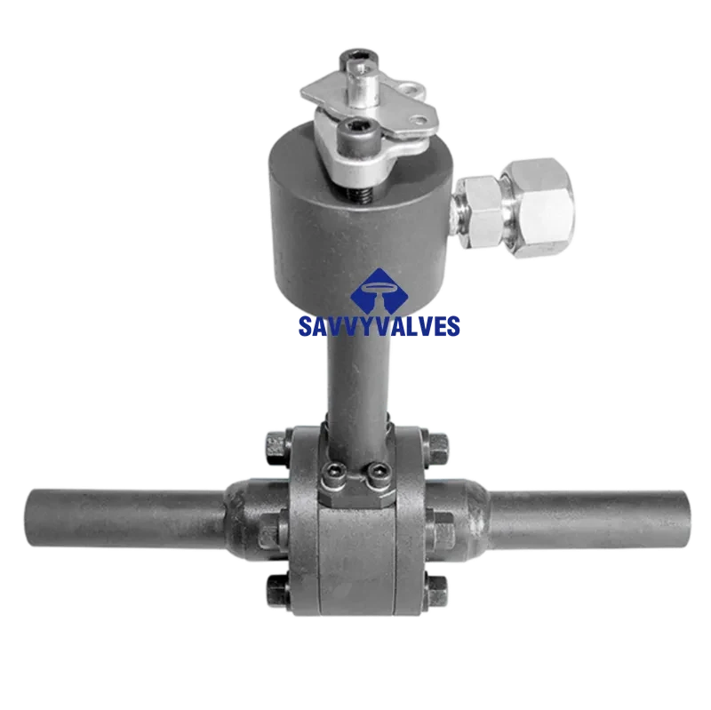 1″-800LB-Nipples 3-Piece Vacuum Floating Ball Valve