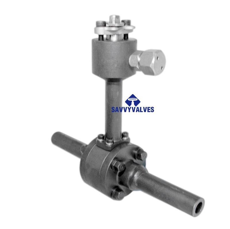 1″-800LB-Nipples 3-Piece Vacuum Floating Ball Valve