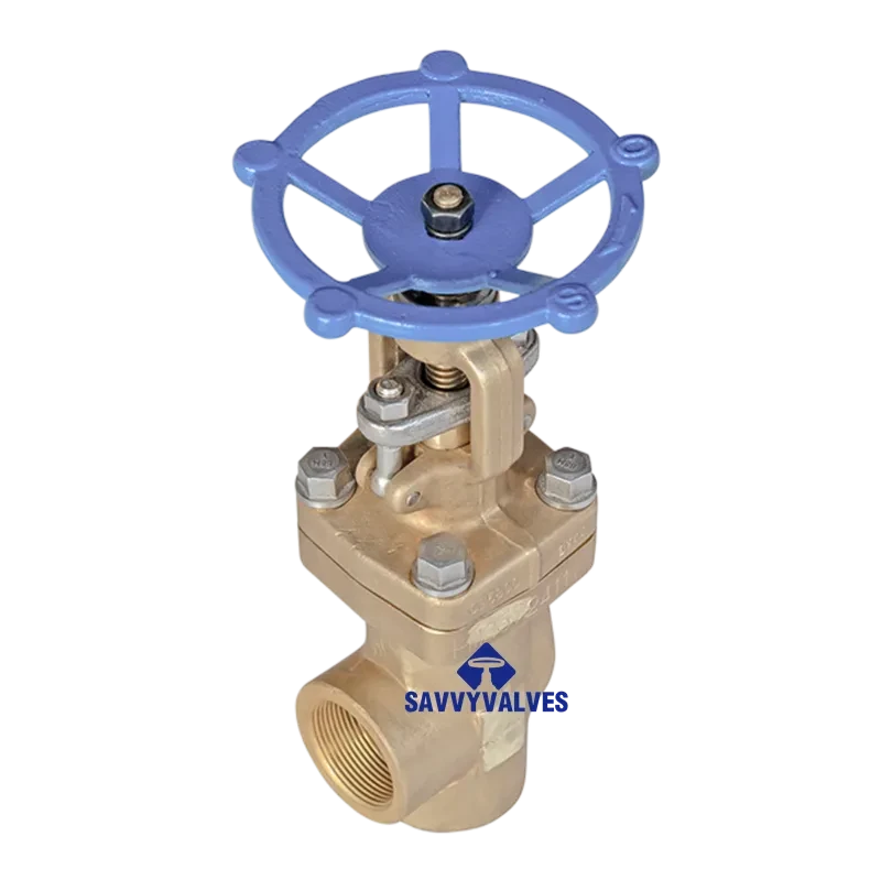 DN40-PN32 C95800 NPT Angle Pattern Globe Valve