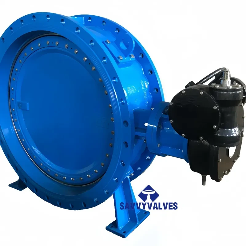 BS5155 Rubber Seated Double Offset Butterfly Valve