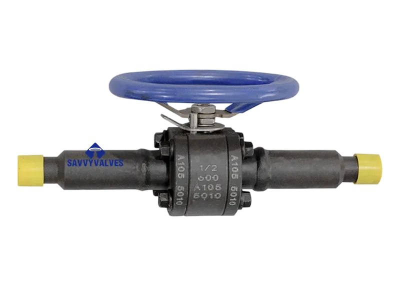 1/2″-600LB-SW 3 Piece Floating Ball Valve