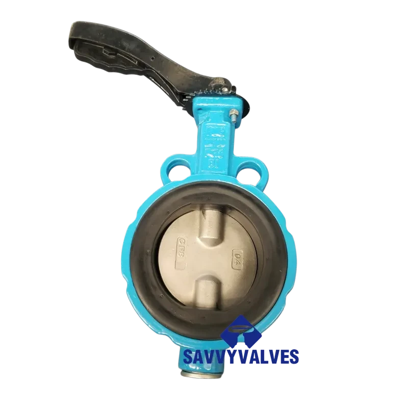 Loose Liner Wafer-Type Butterfly Valve c/w Lever