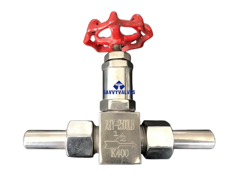 Monel Needle Globe Valve Ferrule End
