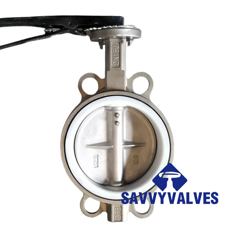 Economy Wafer-type Butterfly Valves (CF8/CF8/PTFE)