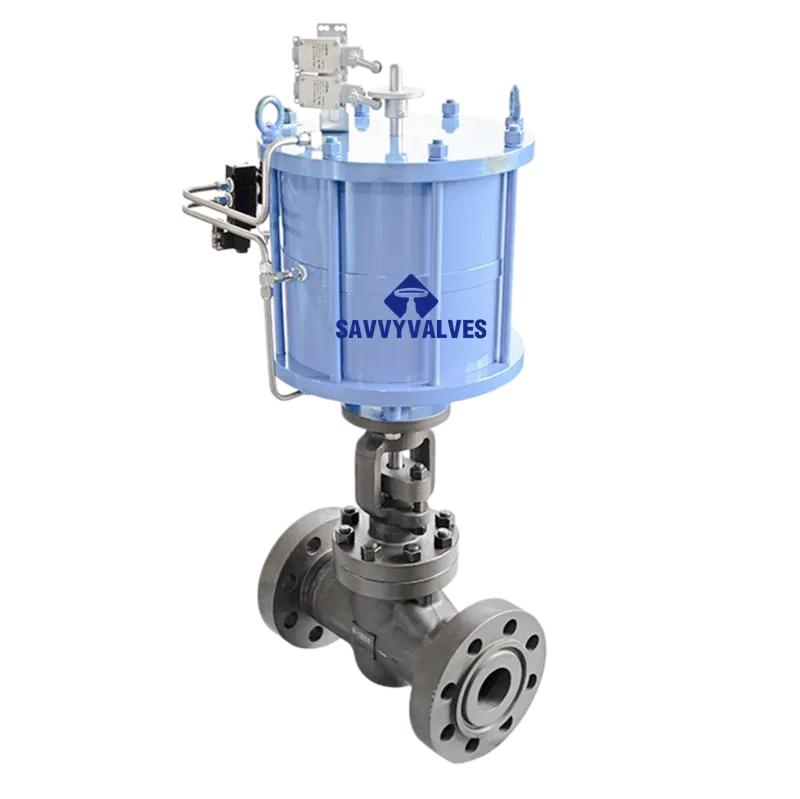 2″-1500LB-RTJ Piston Pneumatic Globe Valve