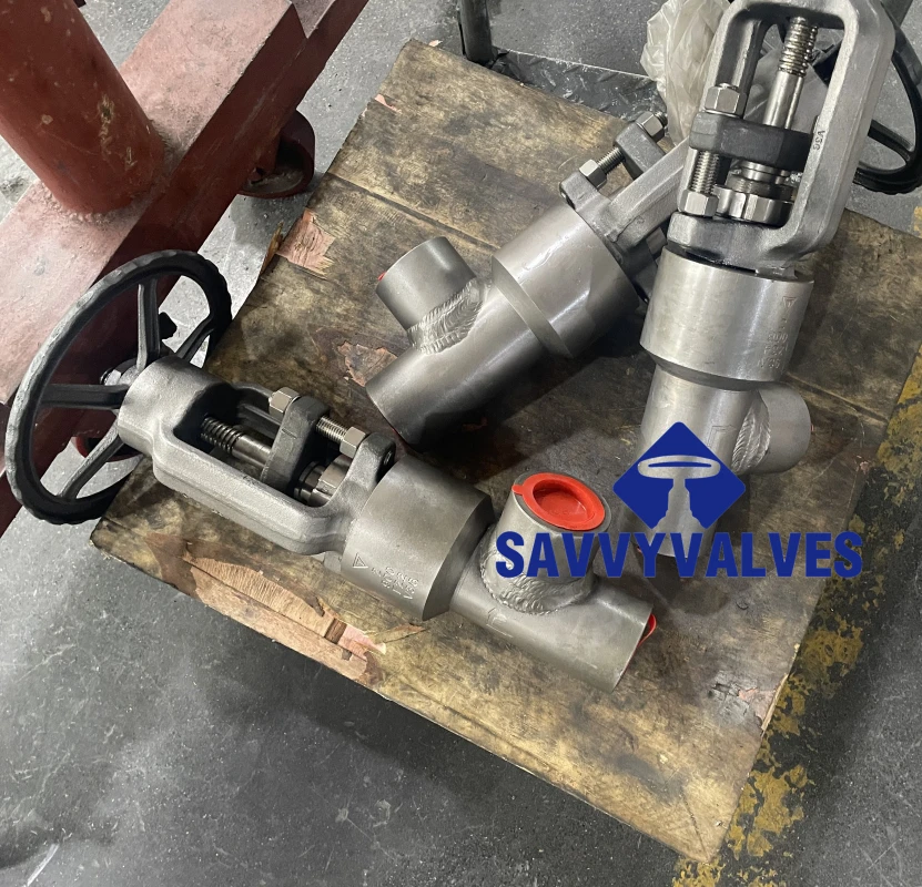 WELDED BODY Y-PATTERN GLOBE VALVE