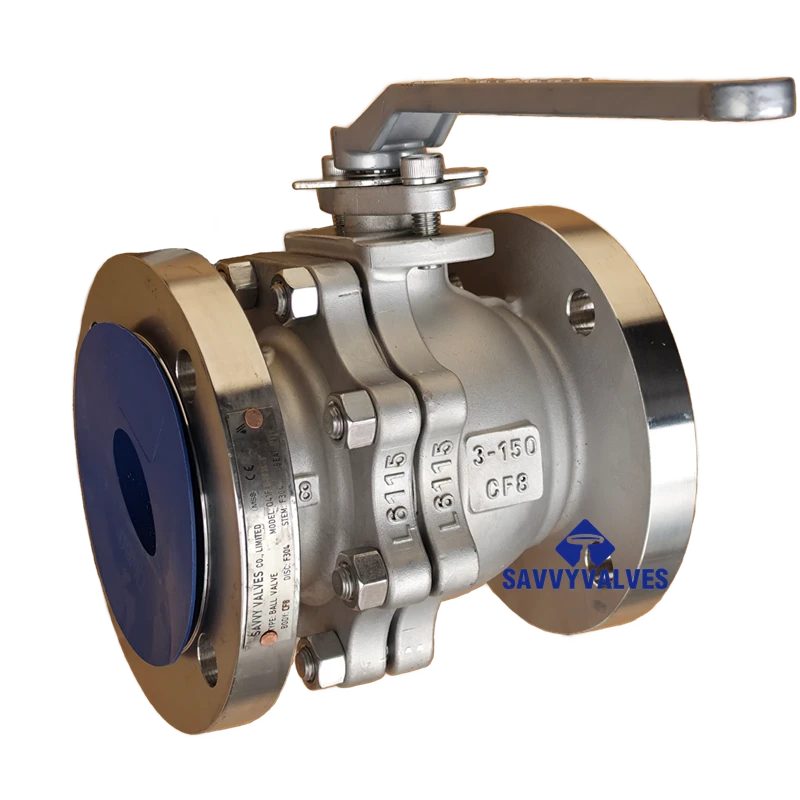 3″-150LB-RF Heavy Pattern 304SS Floating Ball Valve