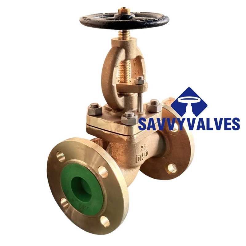 B148 C95800 SDNR Straight Pattern Globe Valve