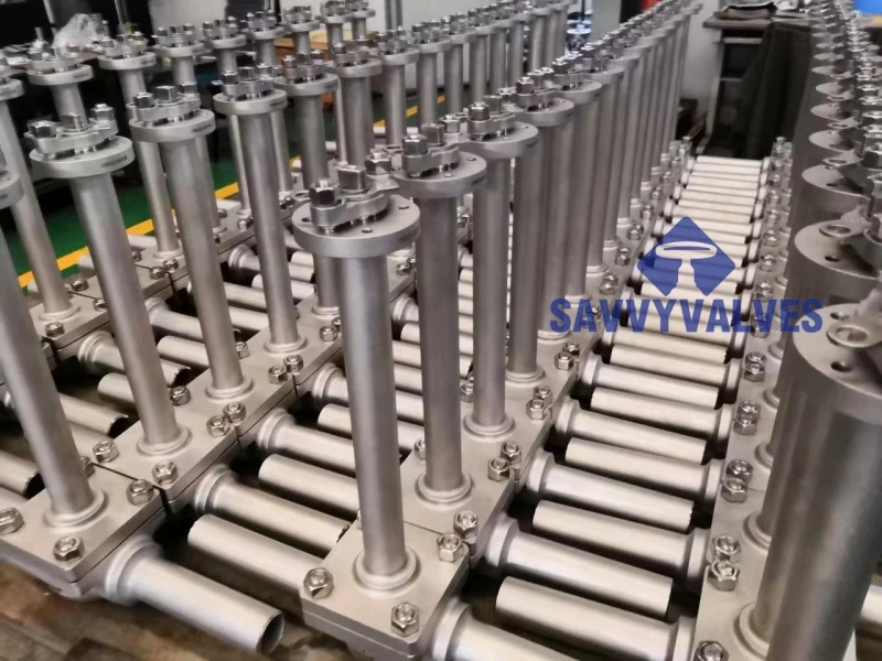 SAVVY Top entry cryogenic floating ball valve CNG LNG LPG