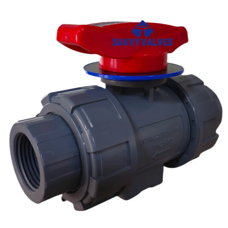 CPVC True Union Floating Ball Valve: Chemical Resistant