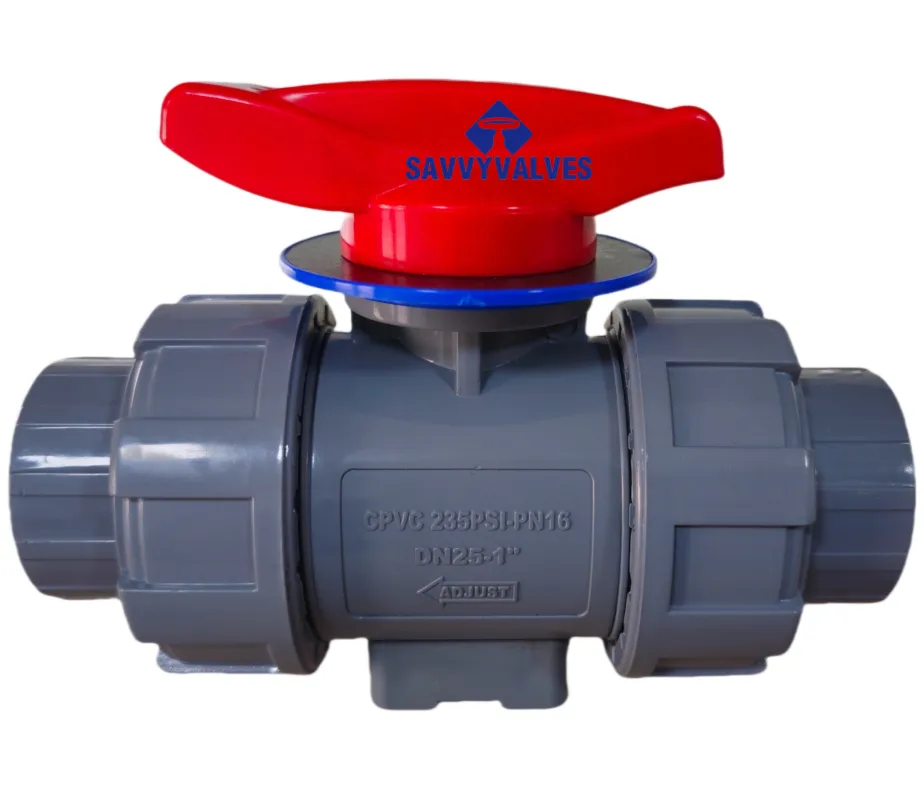 CPVC True Union Floating Ball Valve: Chemical Resistant