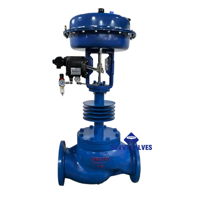 DN200-PN16-RF Diaphragm Pneumatic Actuated Control Valve