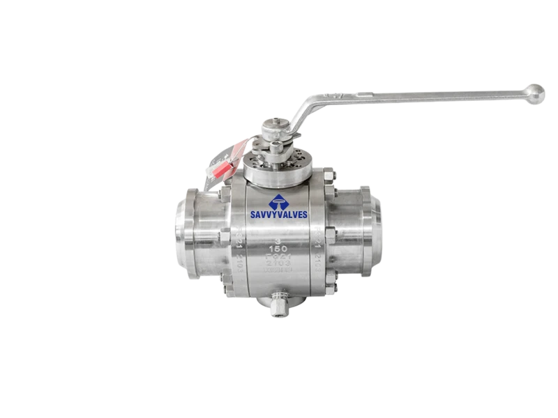 3″-150LB F321 Metal Seated Trunnion Ball Valve
