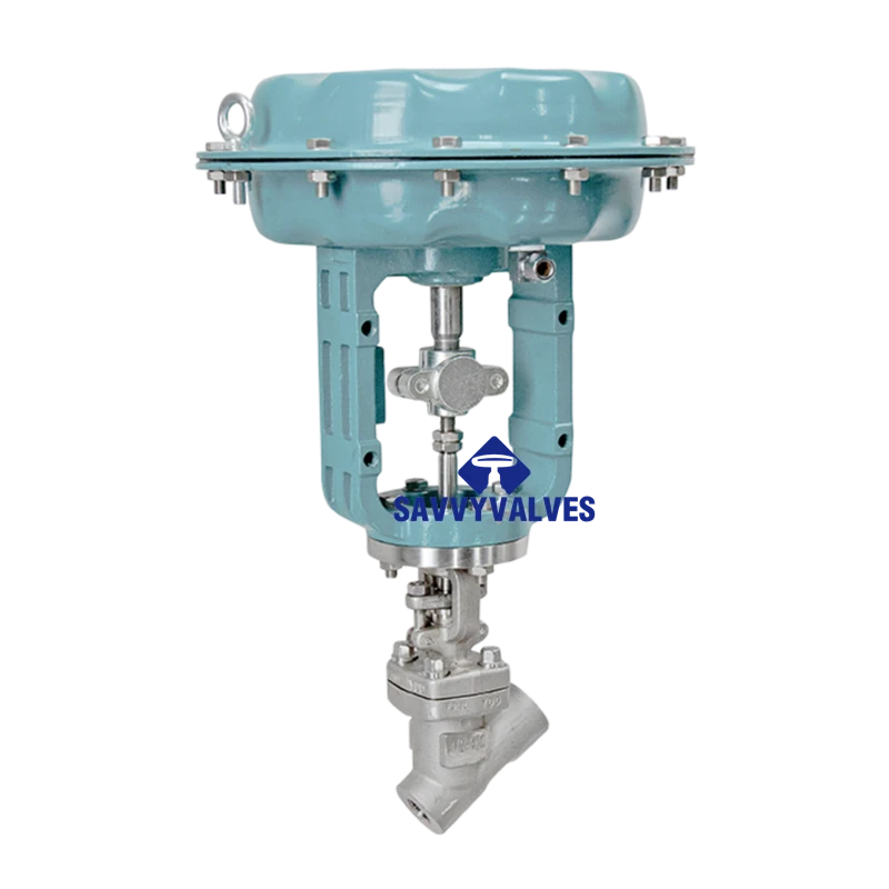 1/2″-300LB Y-Pattern Pneumatic Globe Valve