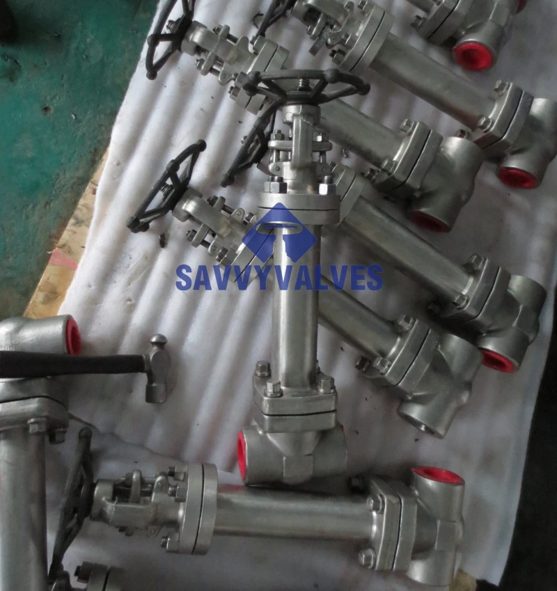 SAVVY Pattern forged cryogenic gate valve CNG LNG LPG