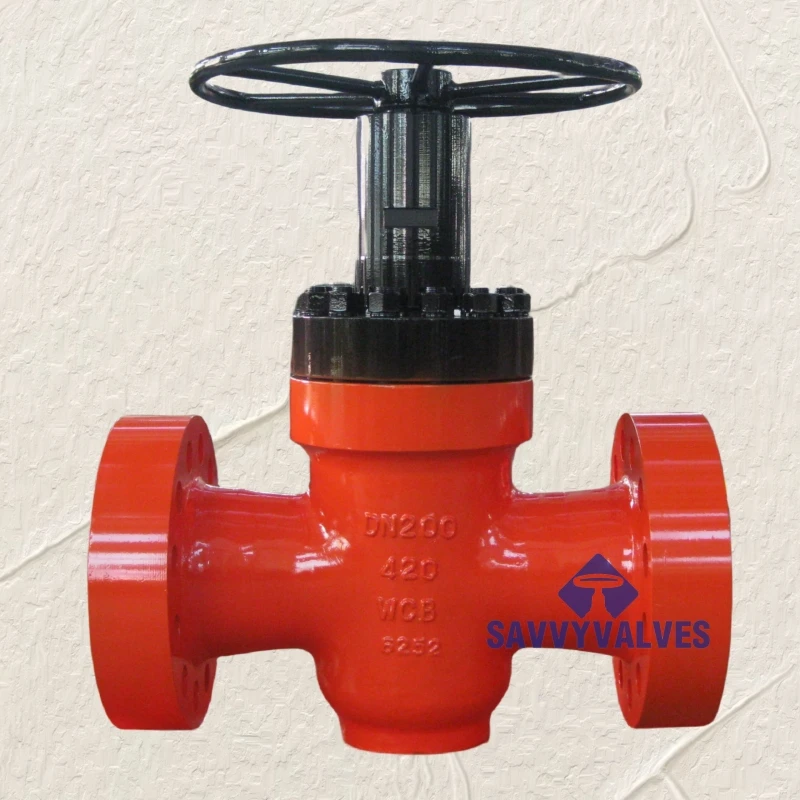 Slab gate valve flat gate valve