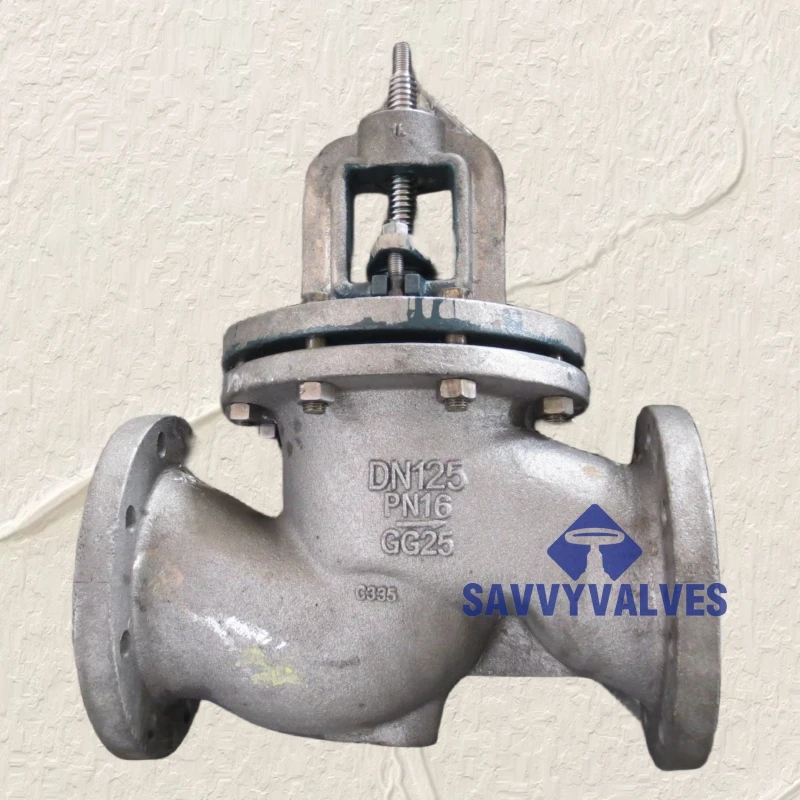MSS SP-85 Cast iron globe valve compact