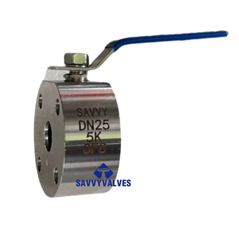 JIS 5K 25A Wafer-Type Ball Valve for Reliable Flow Control