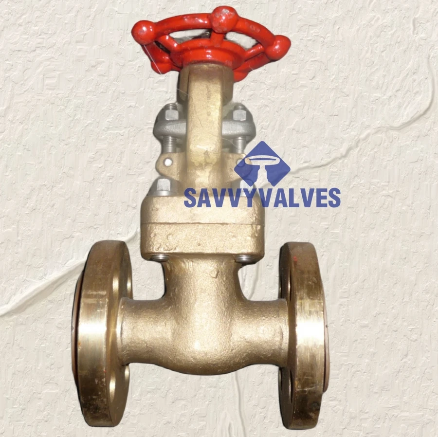 Gate valve BB RS OS&Y in bronze or brass