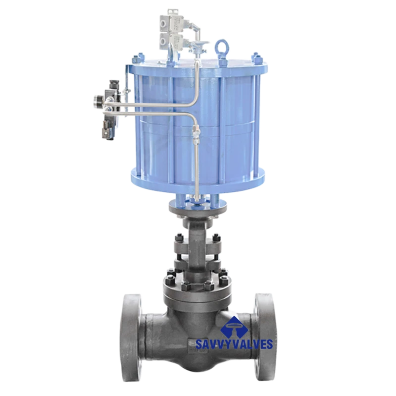 2″-1500LB-RTJ Piston Pneumatic Globe Valve
