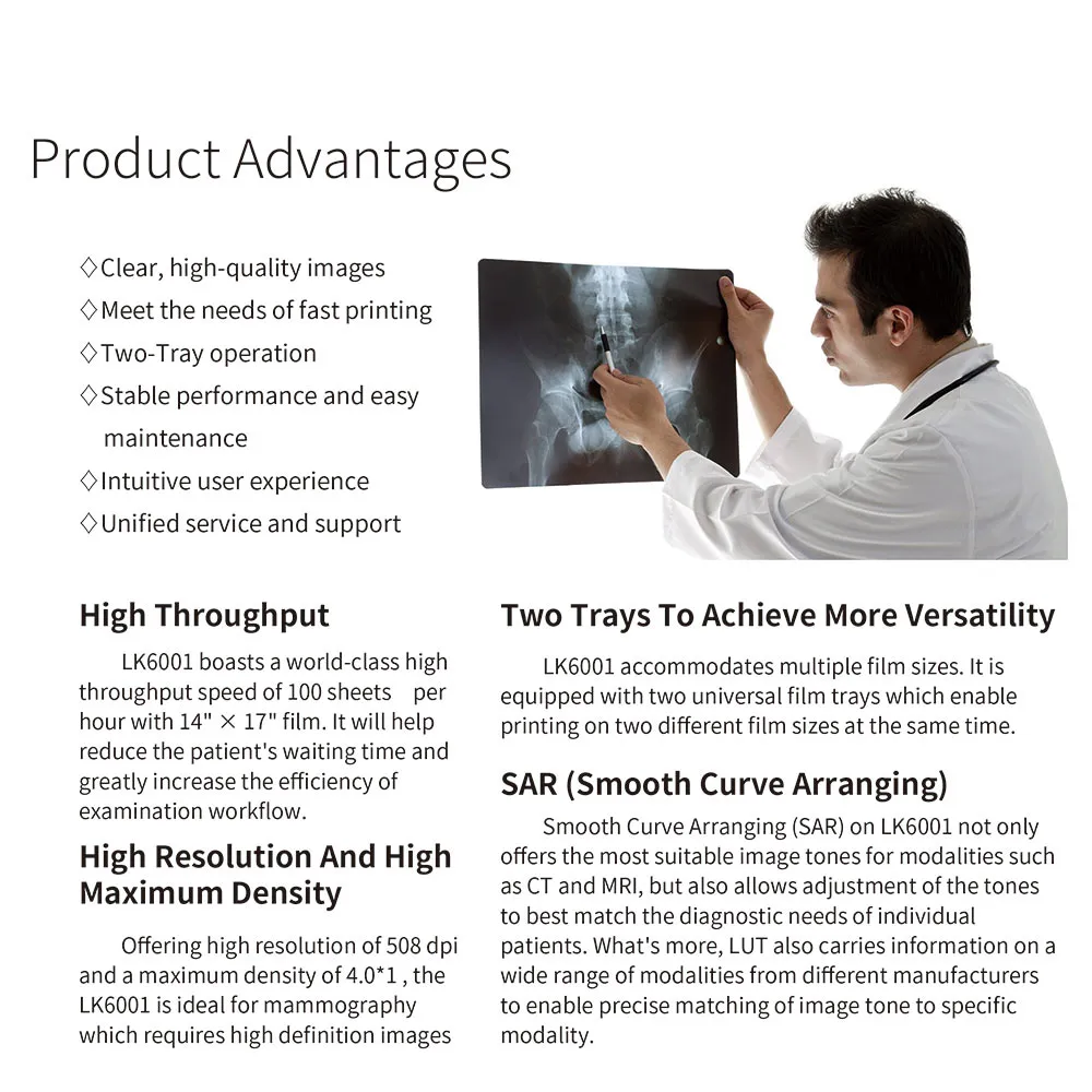 Lucky Medical Dry Laser Imager LK6001-Baoding Lekai International Ltd.|High Throughput&High Resolution